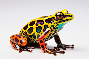 Fototapeta premium frog on white background