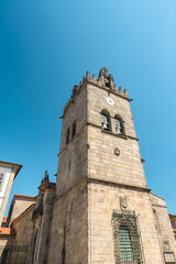 Fototapeta na wymiar Largo de Donaes, old historic place in guimaraes, Portugal.
