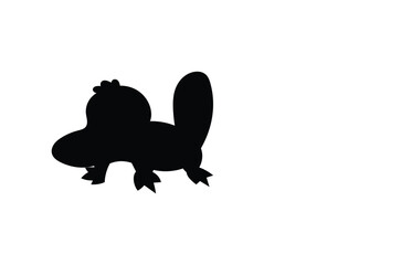 platypus silhouette