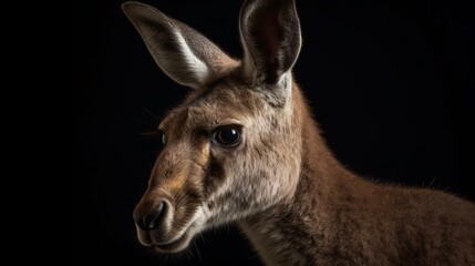 Fototapeta premium kangaroo animal wildlife nature mammal generative ai