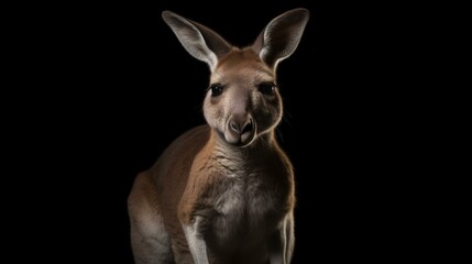 Fototapeta premium kangaroo animal wildlife nature mammal generative ai