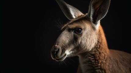 Obraz premium kangaroo animal wildlife nature mammal generative ai