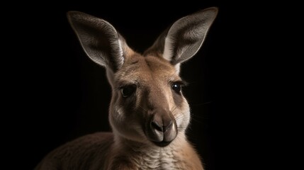 Obraz premium kangaroo animal wildlife nature mammal generative ai