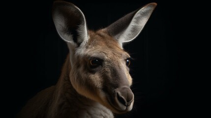 kangaroo animal wildlife nature mammal generative ai