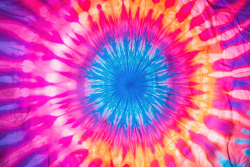 Retro Tie Dye Background. Generative AI