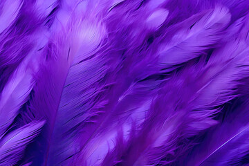 Obraz premium Nature's Textures: Hen Plumage in Close-up. Generative AI