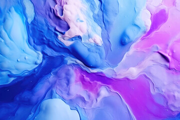 Blue and Lilac Swirls. Generative AI