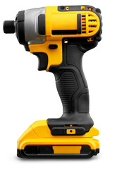 Modern hard work tools on a background