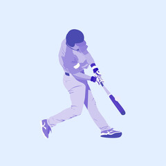 player silhouette, baseball, baseball player