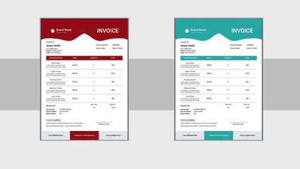 Invoice template for business 