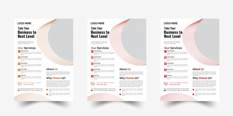 Free vector corporate business flyer template Vector corporate business flyer template corporate business flyer