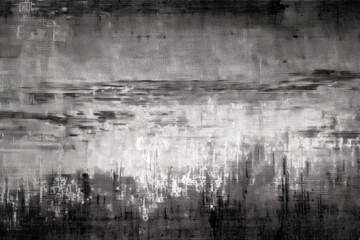 Distressed Old Film with Glitch and Grain Effects. Generative AI