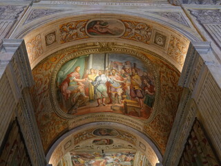 Representaci&oacute;n en techo abovedado