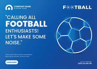 Football Company Social Media Banner Design