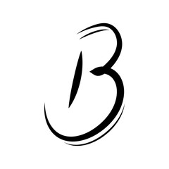 b creative font