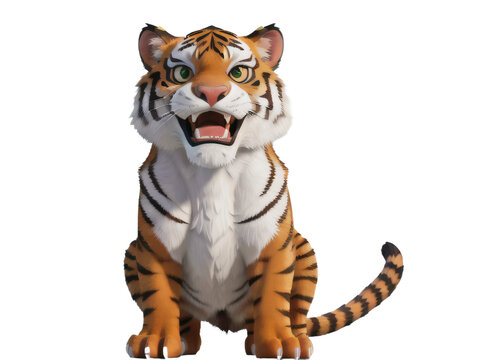 tiger childrens illustration


