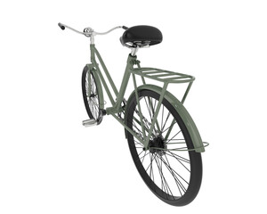 Fototapeta na wymiar Bicycle isolated on transparent background. 3d rendering illustration