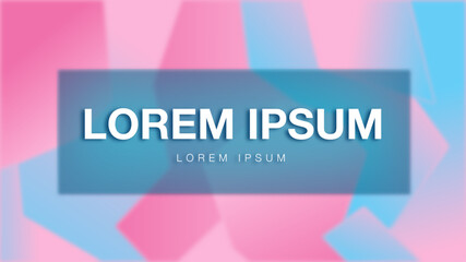 Pink magenta blur abstract vector template futuristic pattern horizontal banner concept ui design web print flyer email newsletter