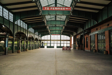 Shed of Old Central Station, Jersey City, New York