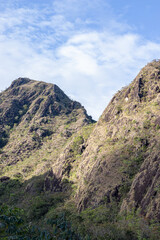 mountain landscape with sky