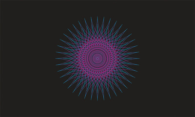 Vector minimal floral background design
