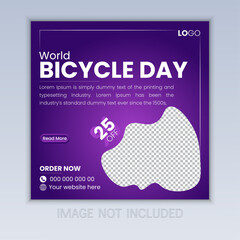 Modern and clean social media post design