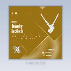 jewelry social media post design template