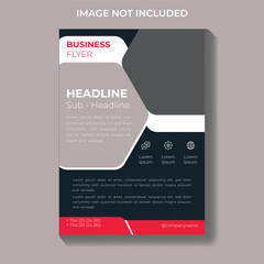 EPS business flyer print template