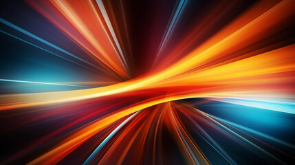 Abstract background with speedy motion blur creating flashy pattern of straight lines