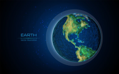 planet earth in space