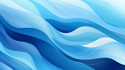 Blue wavy background
