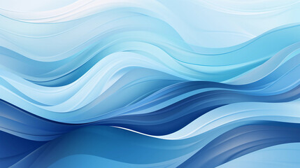 Fototapeta premium Blue wavy background