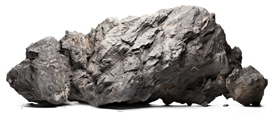 heavy rock on transparent background, png