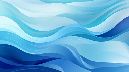 Blue wavy background