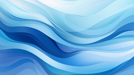 Fototapeta premium Blue wavy background
