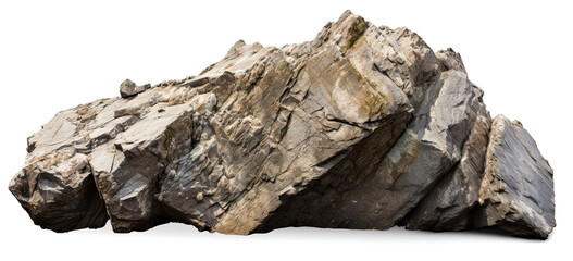 heavy rock on transparent background, png
