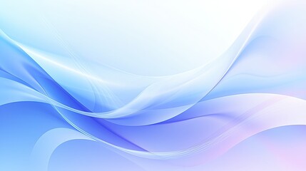 Fototapeta premium Soft Blue Light Silk Waves background. Abstract soft color design surface with wavy borders and curves. Generative AI.