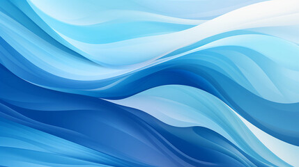 Fototapeta premium Blue wavy background