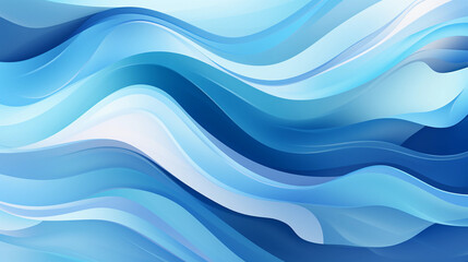 Obraz premium Blue wavy background