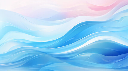Fototapeta premium Blue wavy background