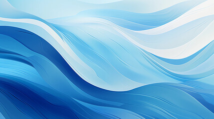 Obraz premium Blue wavy background