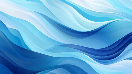Fototapeta premium Blue wavy background