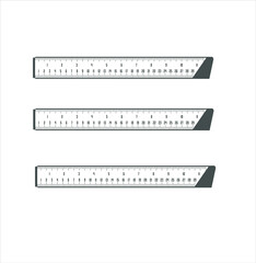 ruler isolated on white