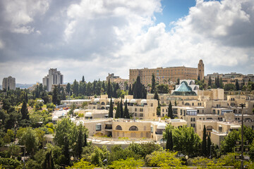 Fototapeta na wymiar old city wall, jerusalem, rampart, ramparts walk, israel, middle east