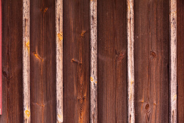 old wooden wall - 619596588