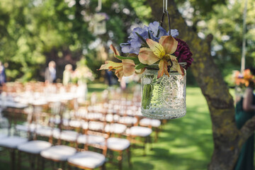 decorazione floreale esterna