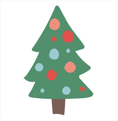 green christmas tree