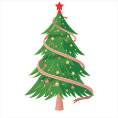 christmas tree illustration