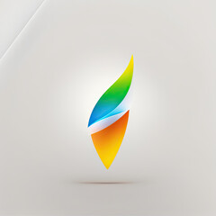 Abstract and minimal renewable logo