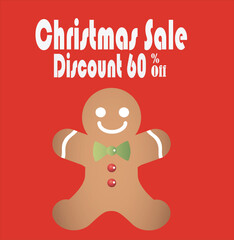 Christmast sale promotion banner